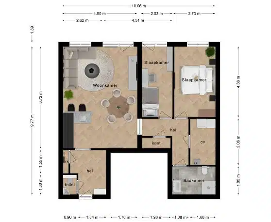 woningpresentatie opstal adviseurs plattegrond vastgoed